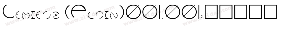 Lemiesz (Plain)001.001字体转换